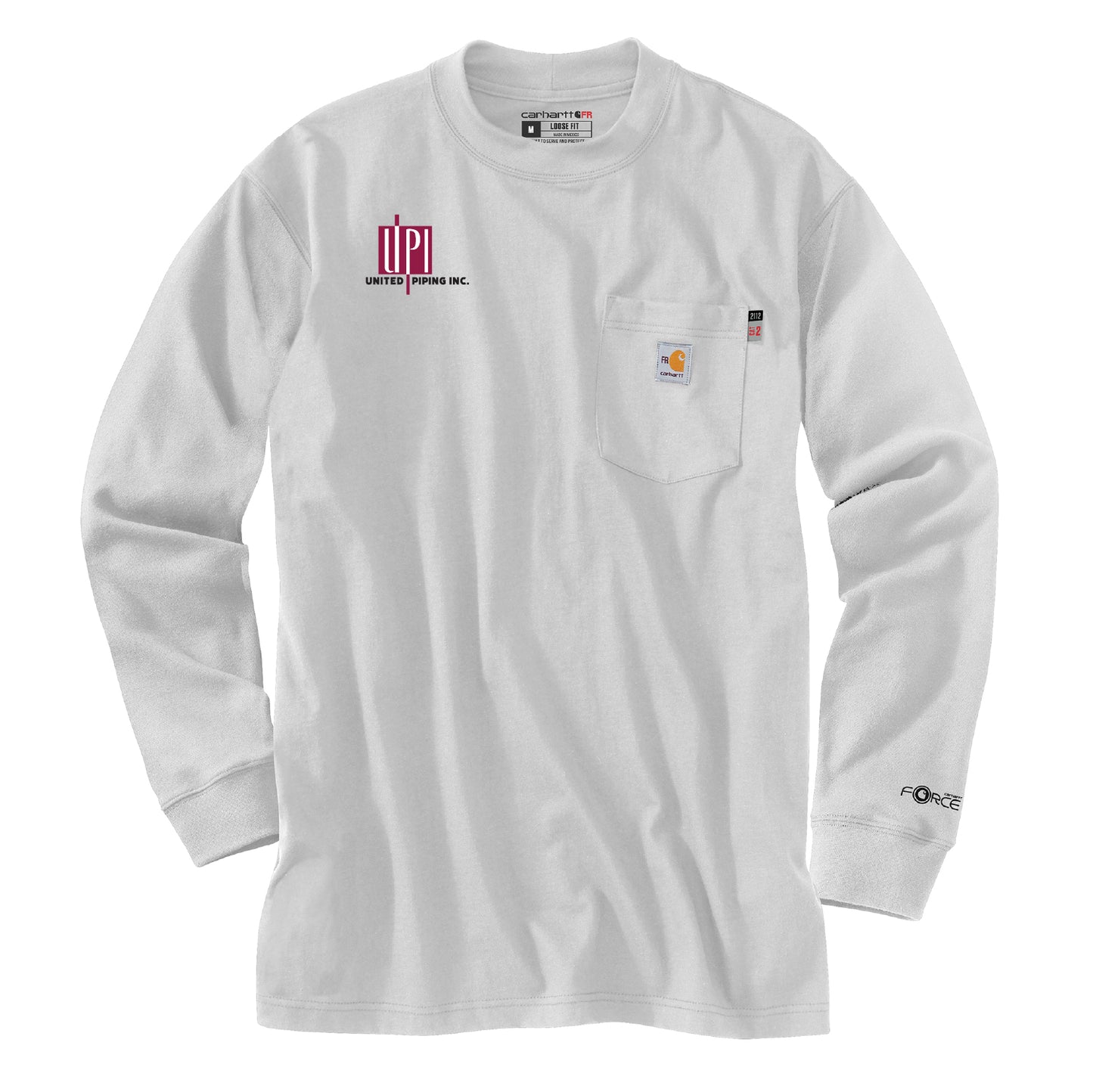 Michigan UPI Carhartt FLAME-RESISTANT FORCE COTTON LONG-SLEEVE T-SHIRT