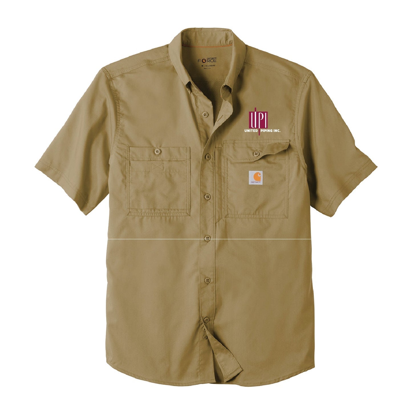 UPI Carhartt Force ® Ridgefield Solid Short Sleeve Shirt