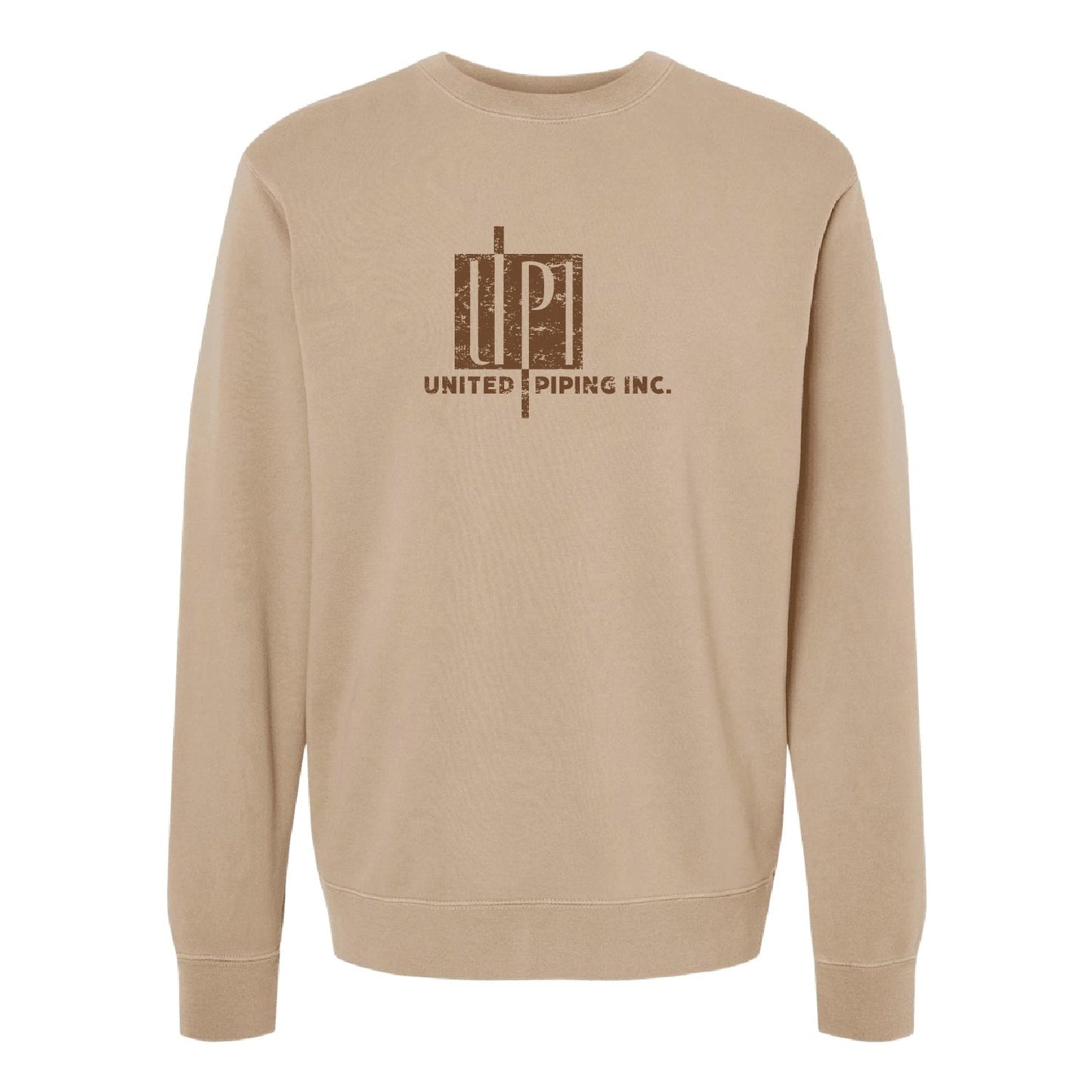 UPI Unisex Midweight Pigment-Dyed Crewneck Sweatshirt