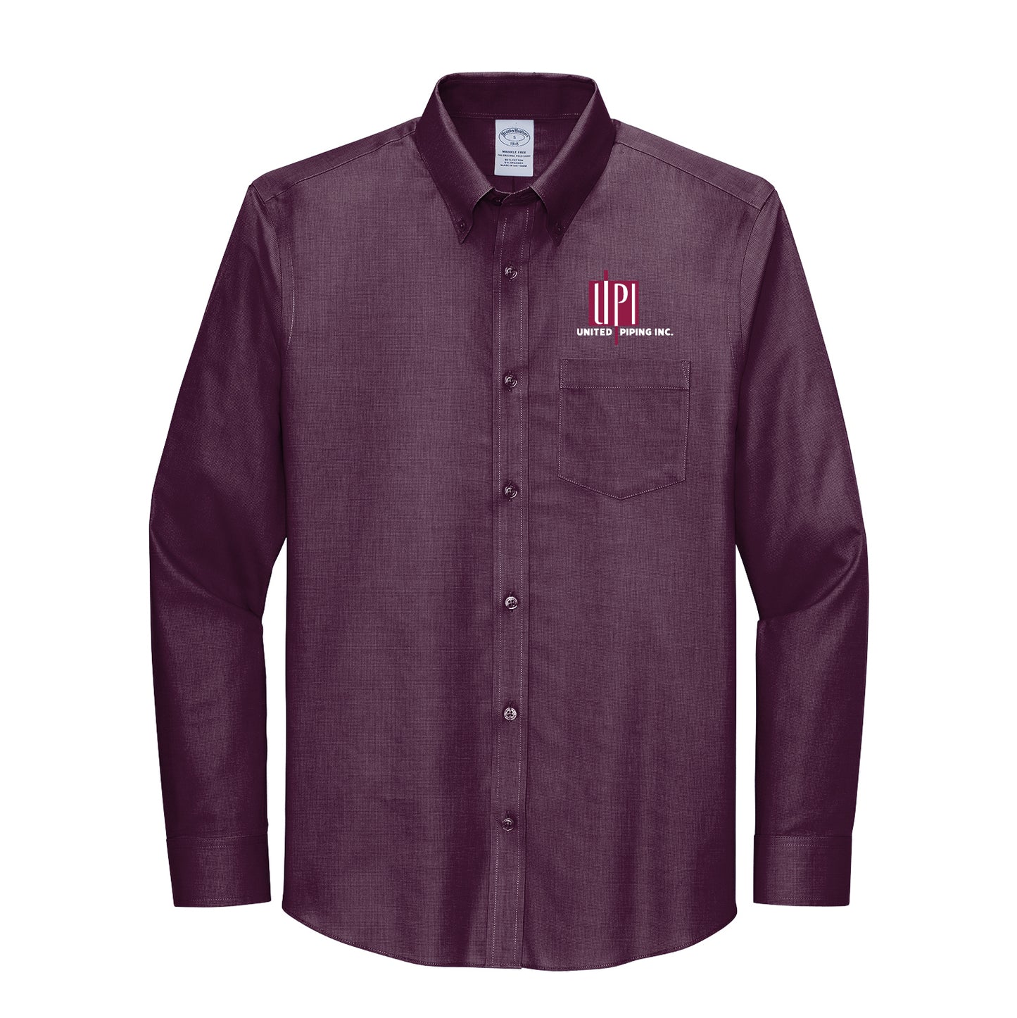 UPI Wrinkle-Free Stretch Nailhead Shirt