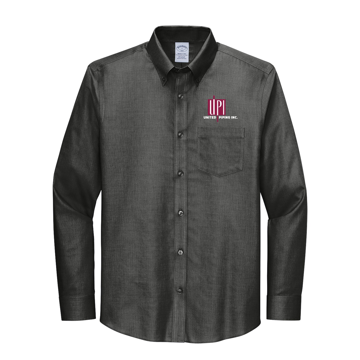 UPI Wrinkle-Free Stretch Nailhead Shirt