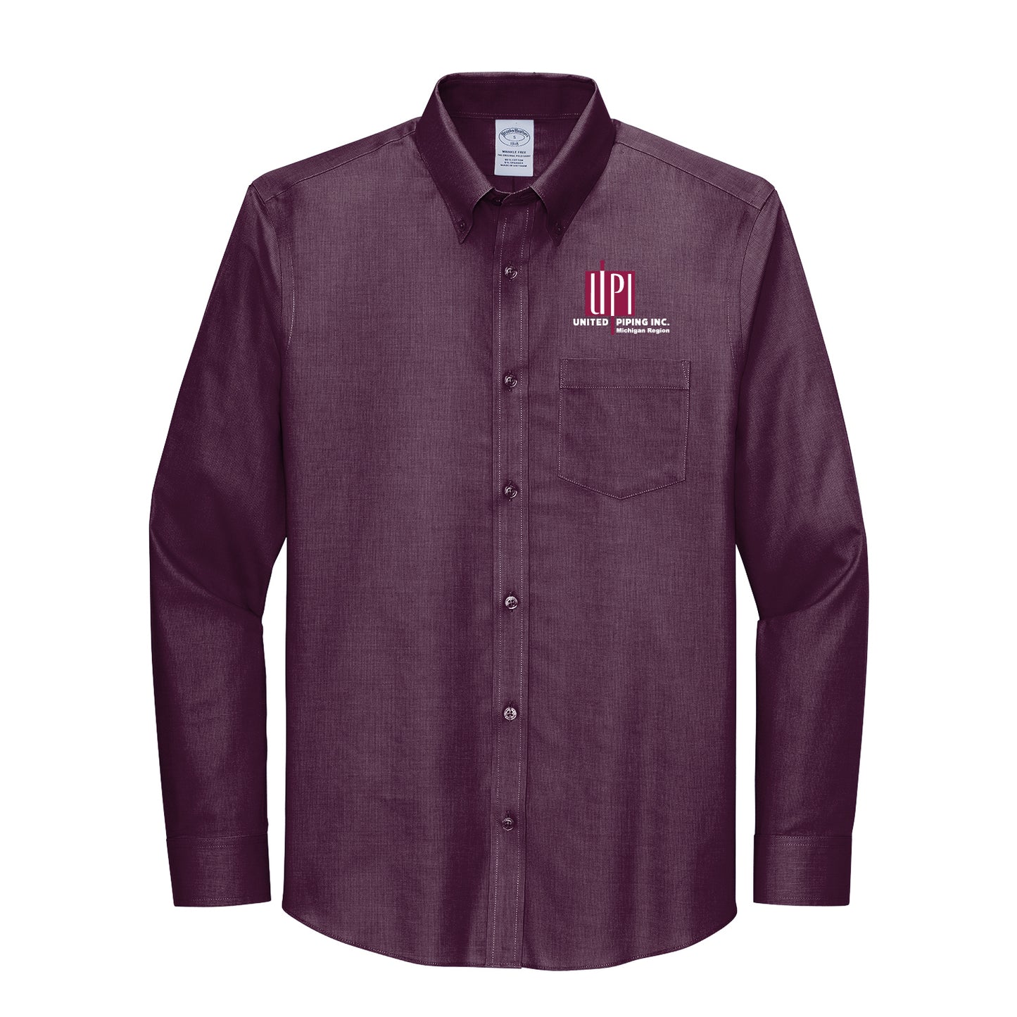 Michigan UPI Wrinkle-Free Stretch Nailhead Shirt