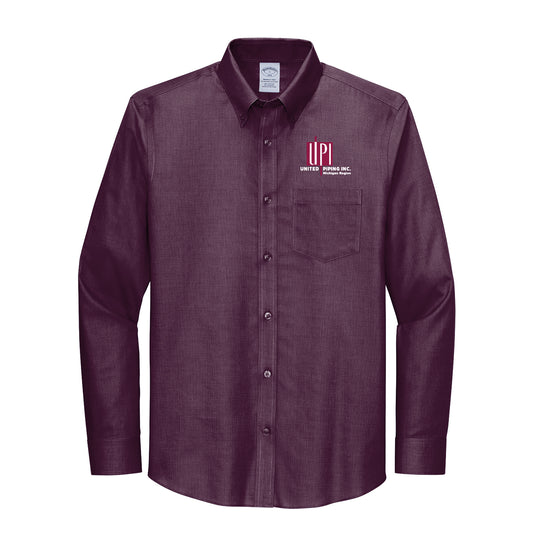 Michigan UPI Wrinkle-Free Stretch Nailhead Shirt