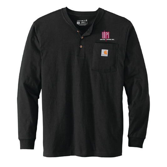 UPI Carhartt® Long Sleeve Henley T-Shirt