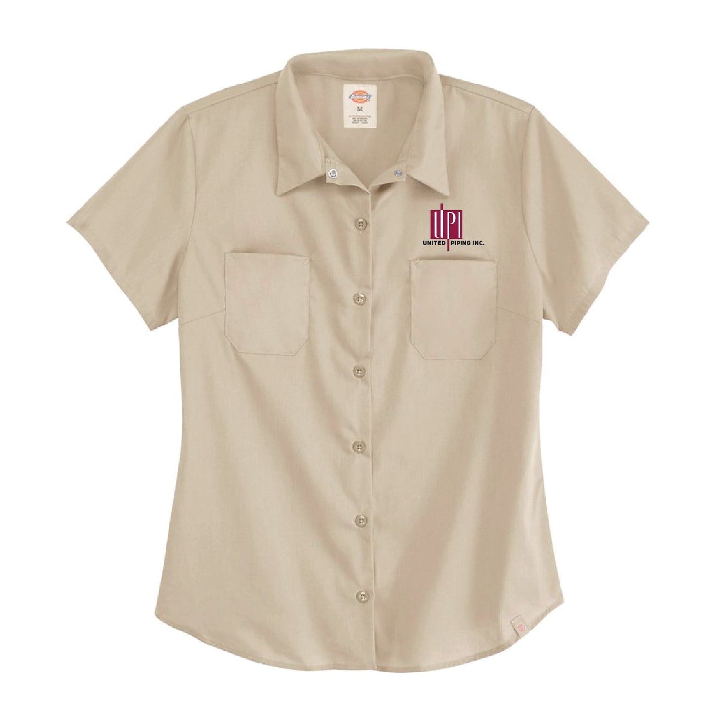 UPI Women's Short Sleeve Industrial Work Shirt