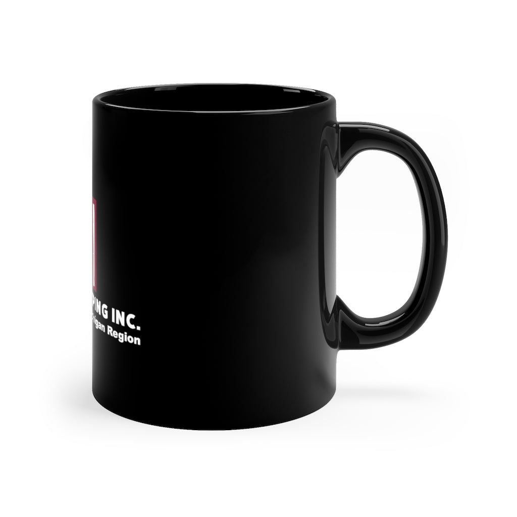 Michigan 11oz Black Mug