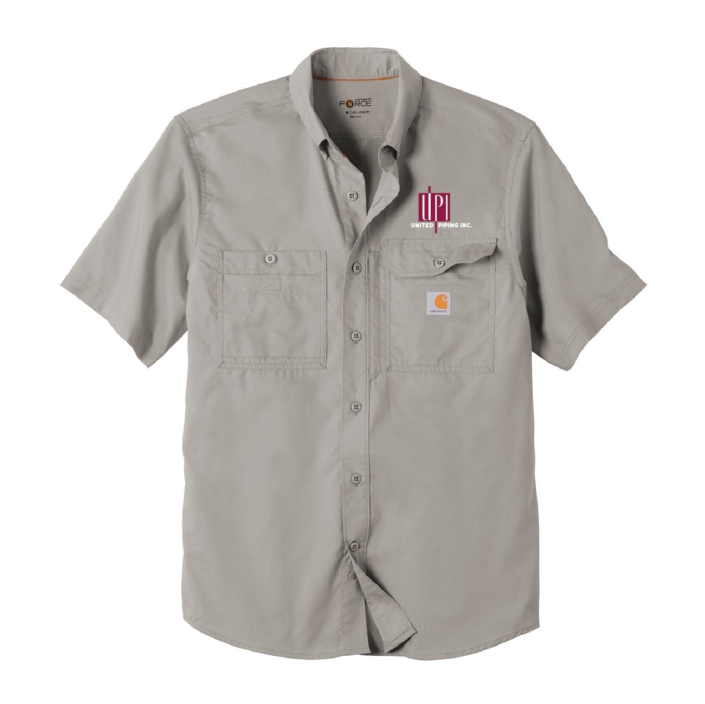 UPI Carhartt Force ® Ridgefield Solid Short Sleeve Shirt