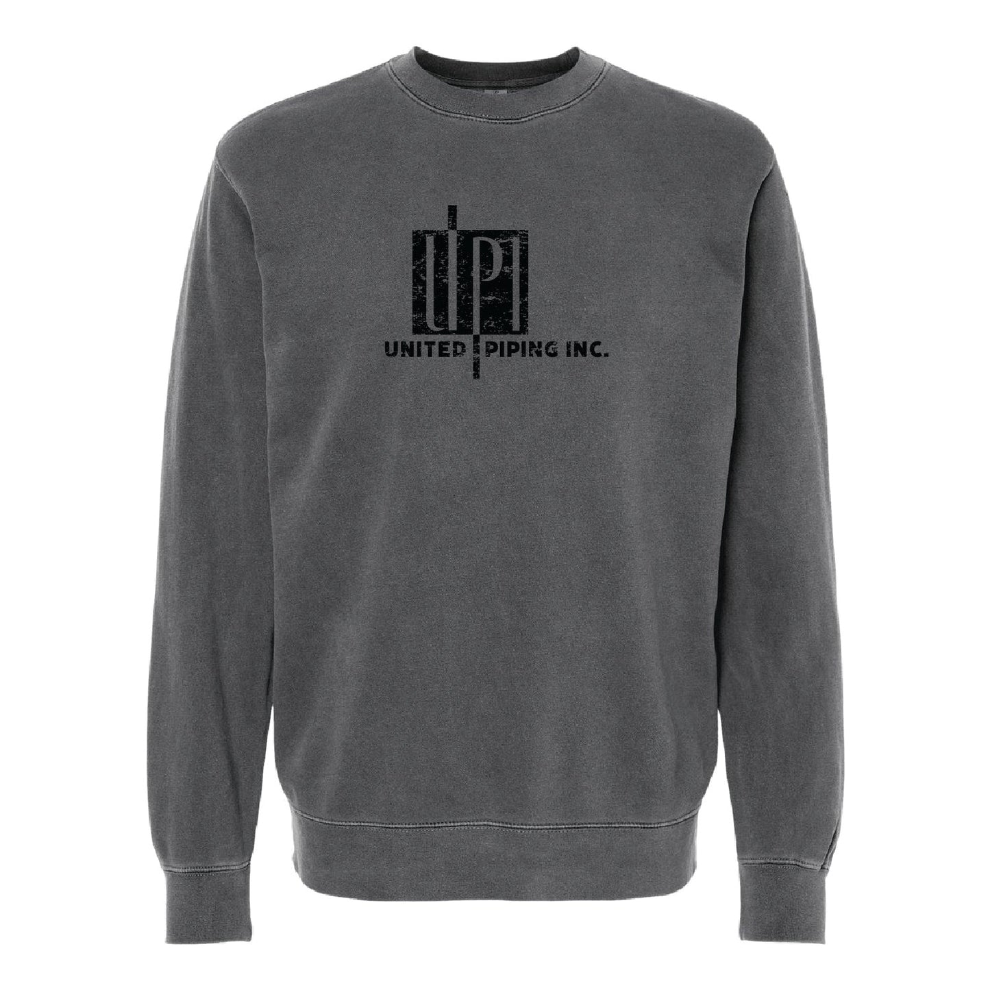 UPI Unisex Midweight Pigment-Dyed Crewneck Sweatshirt