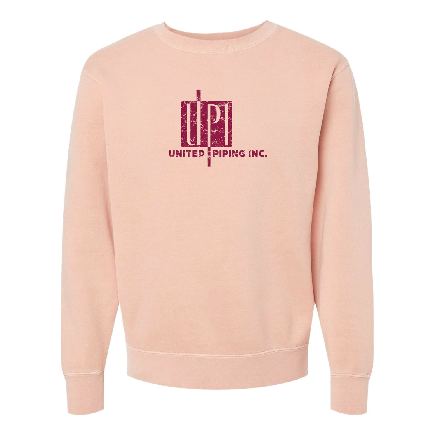 UPI Unisex Midweight Pigment-Dyed Crewneck Sweatshirt